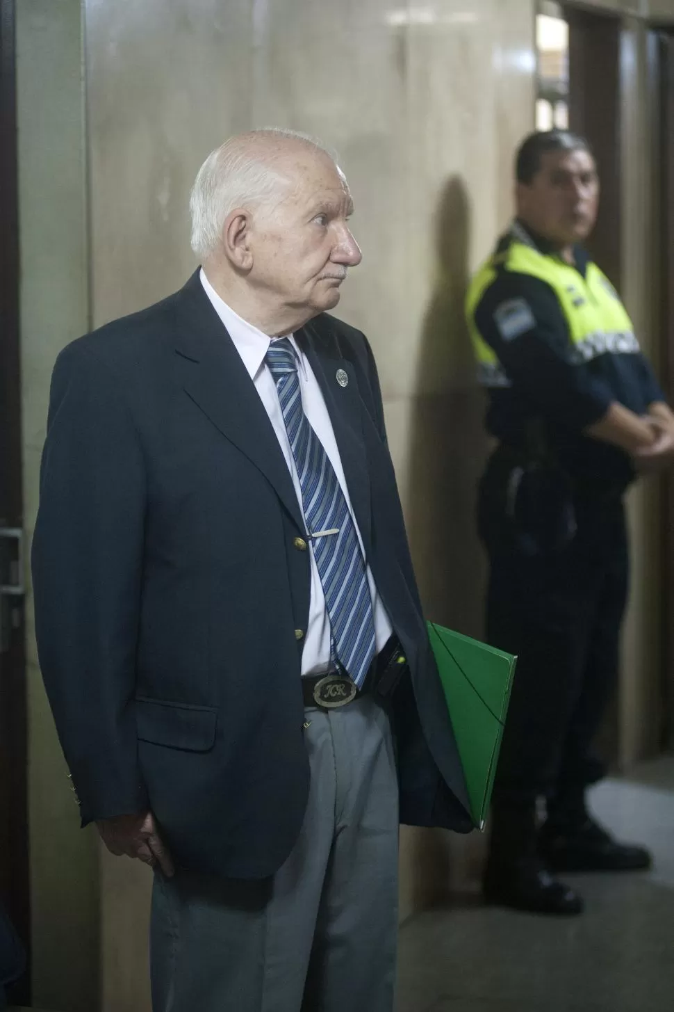 DURANTE CUATRO HORAS. Reimundín ayer, en los tribunales federales. la gaceta / foto de inés quinteros orio 