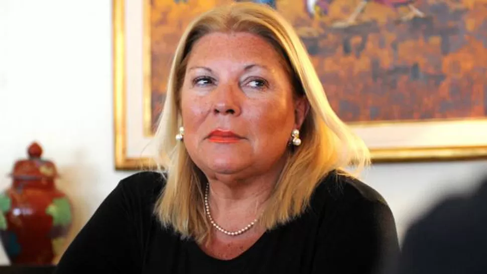 ELISA CARRIÓ. Celebró la detención de Báez. ARCHIVO