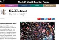 Macri, entre las 100 personas más influyentes del mundo, según Time