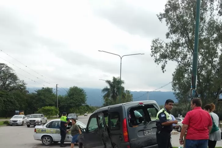 SOBRE LA PLATABANDA. El accidente ocurrió hace dos semanas, y reactivó el reclamo del concejal Cerúsico. GENTILEZA LUCAS CERUSICO