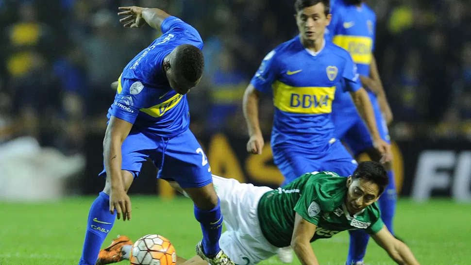 LESIONADO. Adrián Cubas se perderá el derby contra River y los octavos de la Libertadores.
FOTO DE TELAM