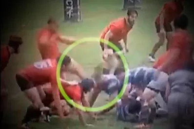 29 años de sanción para el rugbier que pateó a un rival en la cara
