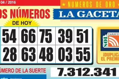 Los Números de Oro de LA GACETA
