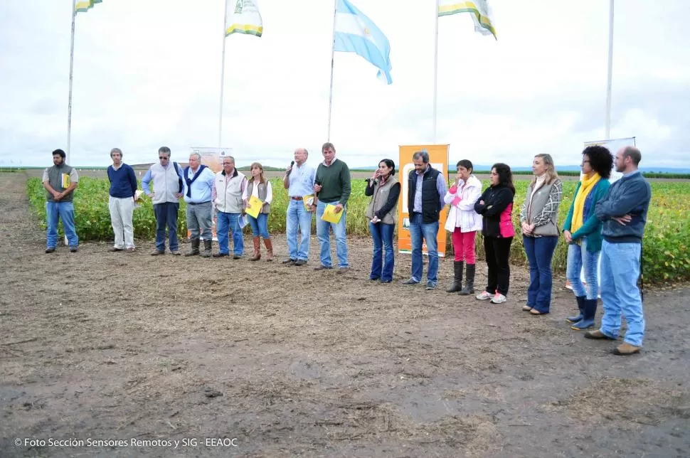 PARA TODOS. Las buenas expectativas, previas al Día de Campo, se confirmaron con la presencia de muchos productores y técnicos ávidos de información.  