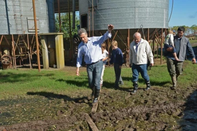 Macri culpa al kirchnerismo por la falta de obras hídricas