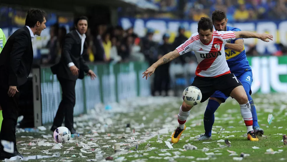 REPARTO. Boca y River no se sacaron ventajas en el superclásico. TELAM