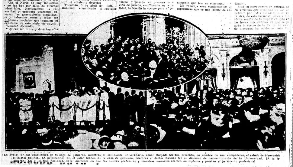 DIA INTENSO. Salinas llega a Casa de Gobierno para firmar la nacionalización (derecha) y luego va al Colegio Nacional para la jura de los profesores (izq). 