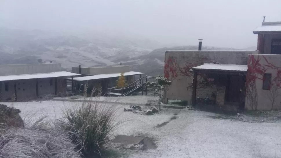 LA CUMBRECITA, CÓRDOBA. Así amaneció la localidad cordobesa. FOTO TOMADA DEL DÍARIO DIAADIA.COM.AR