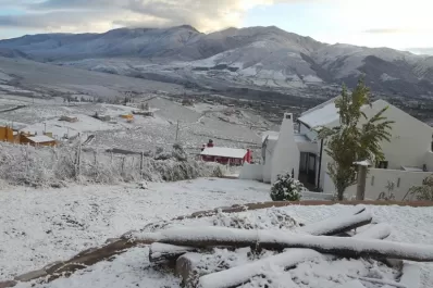 Las mejores fotos de la nevada en Tafí del Valle y en los cerros