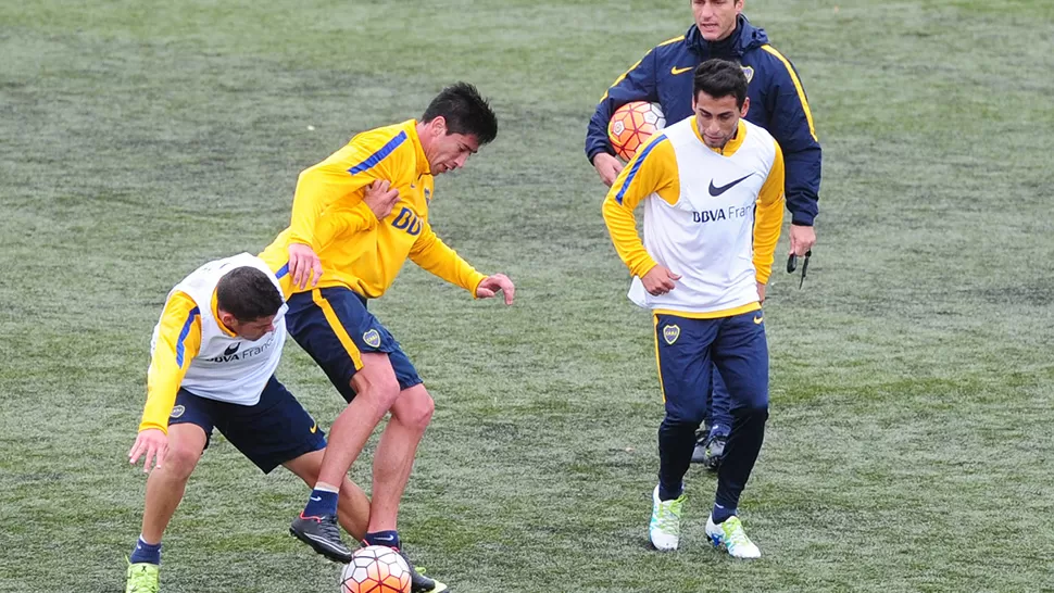 CONCENTRADO. Pese a los umores, Pablo Pérez está incluido en la lista de Boca que viajará a Paraguay.
FOTO DE TELAM