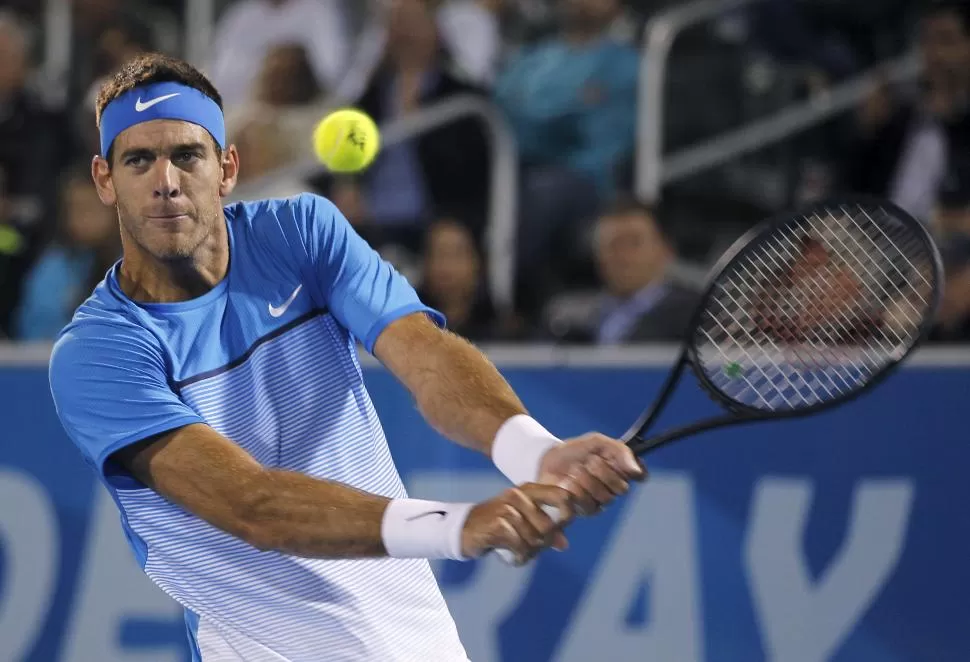 EN RECUPERACIÓN. “Delpo” todavía siente dolores en la muñeca. REUTERS (archivo)