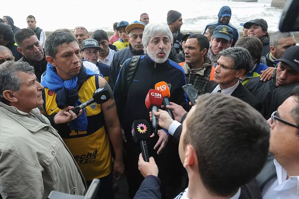 DENUNCIÓ DISCRIMINACIÓN. Tras su salida de la cárcel en Paraguay, Di Zeo afirmó que en Argentina no los defendió nadie.
FOTO DE TÉLAM