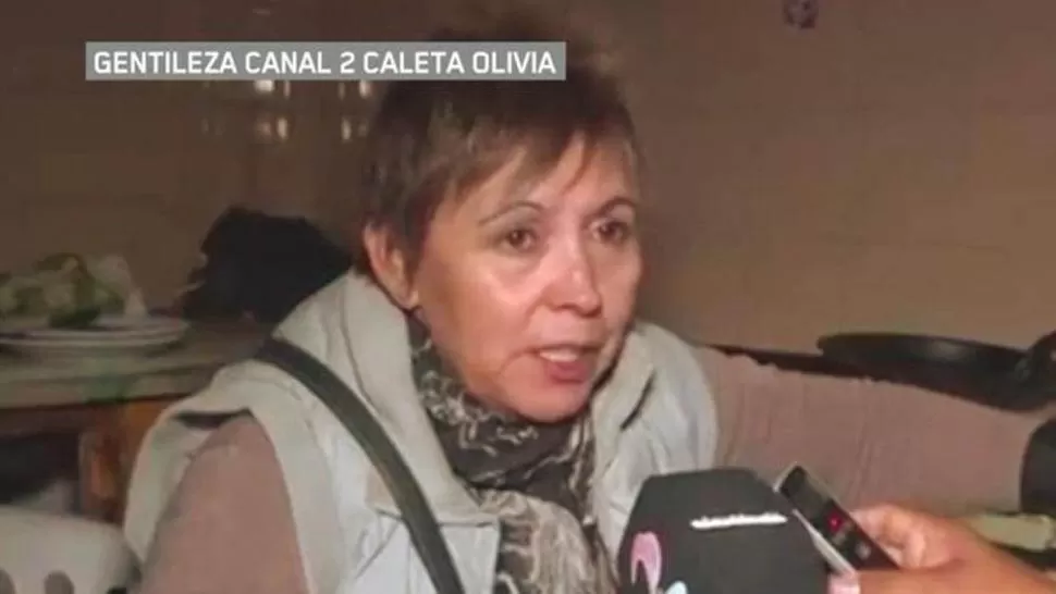 GLENDA. Esta es la mujer que usurpó una propiedad de Báez. FOTO TOMADA DE TN.COM.AR