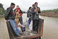 Los Agudo y Las Juntas volvieron a inundarse como durante todo el verano