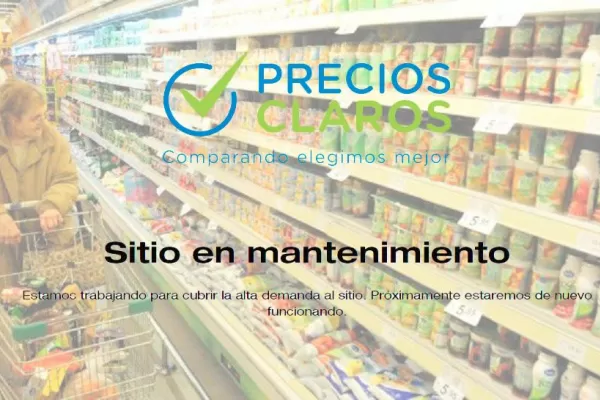 Precios Claros: comenzó con fallas el sistema de consultas online