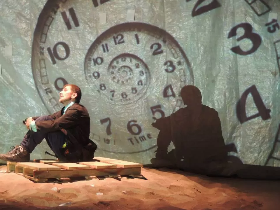 SIN ACARTONAMIENTOS. Gustavo Núñez encarna a Jorge Luis Borges.  