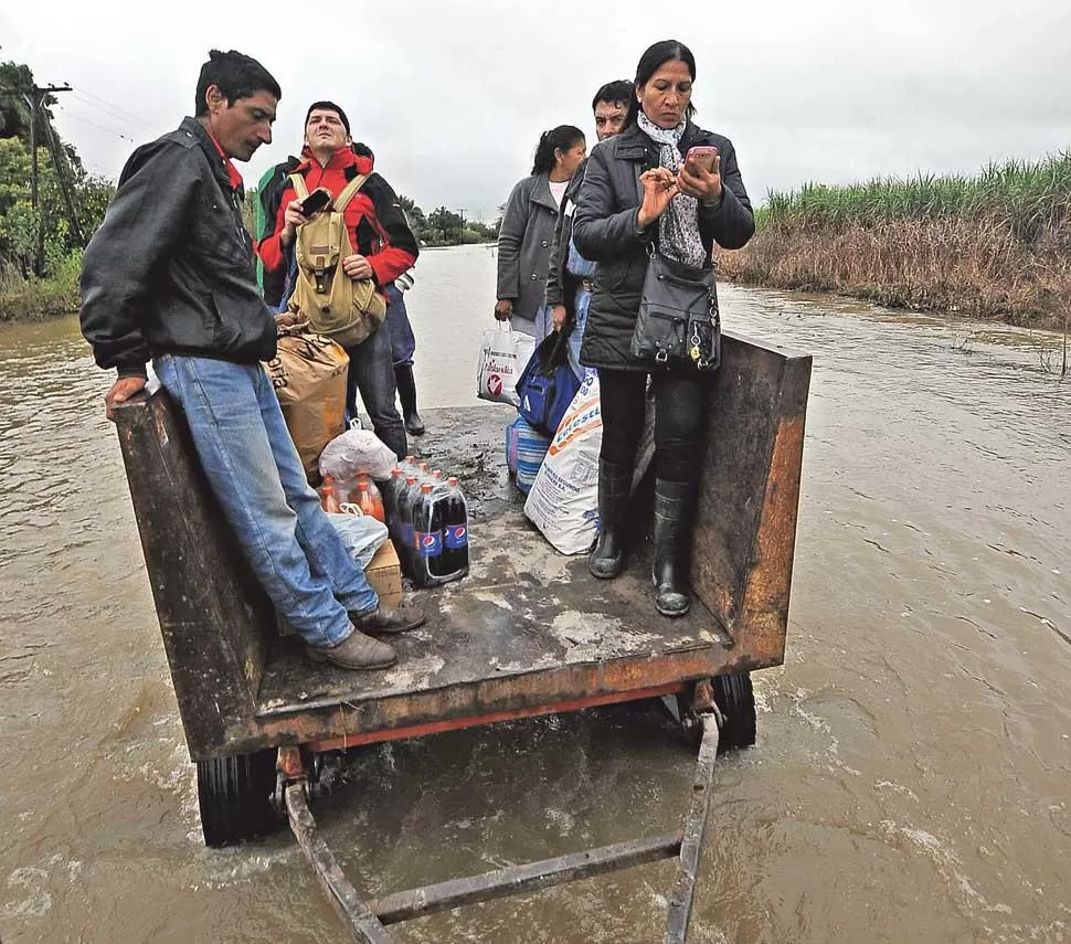 Los Agudo y Las Juntas volvieron a inundarse como durante todo el verano