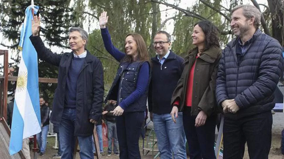 DECLARACIONES. Mauricio Macri inaugura obras en el municipio Tres de Febrero, Buenos Aires. FOTO TOMADA DE LA NACIÓN.