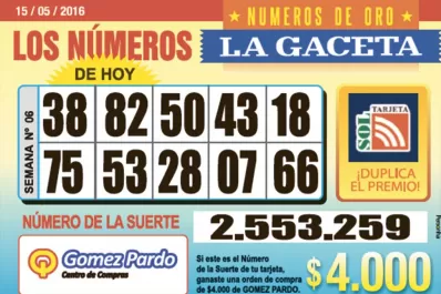 Los Números de Oro de LA GACETA