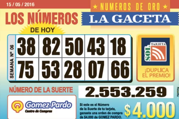 Los Números de Oro de LA GACETA