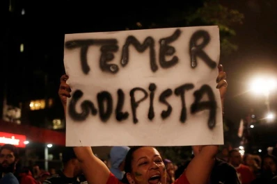 Temer fue blanco de un cacerolazo mientras daba una entrevista a la televisión