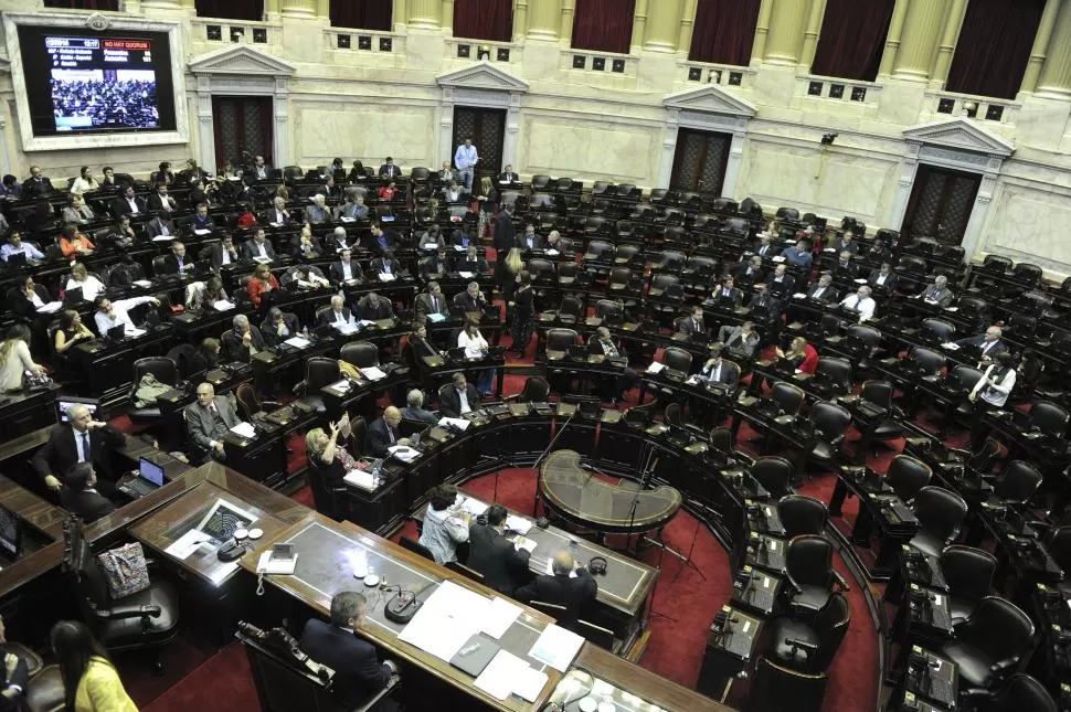 FRUSTRACIÓN. Por falta de quórum, Diputados no sesionó el jueves; esperan que este miércoles pueda ser. telam