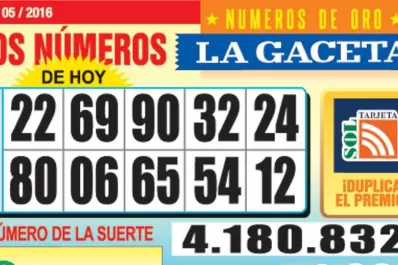 Los Números de Oro de LA GACETA