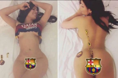 Miss Bumbum cumplió su promesa y se desnudó por Barcelona