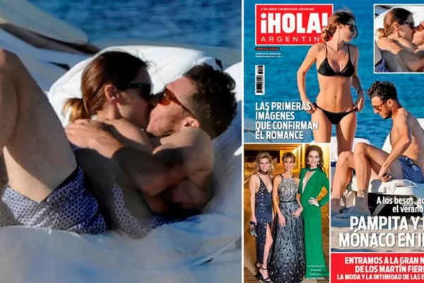 Pampita y Pico Mónaco, a los besos en Ibiza