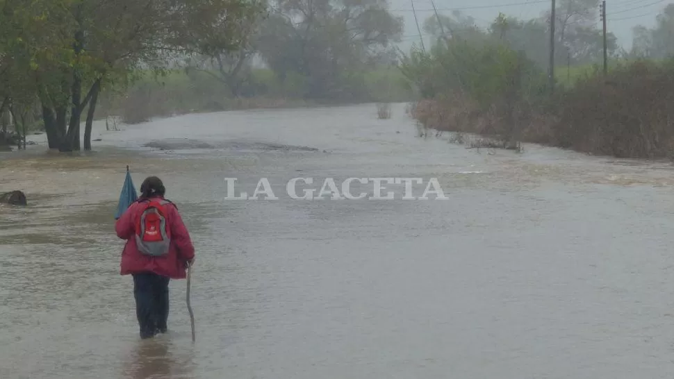 LA SITUACIÓN EN LOS AGUDO. LA GACETA / FOTO DE OSVALDO RIPOLL