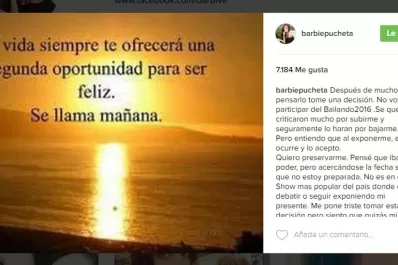 Barbie Vélez se bajó del Bailando 2016