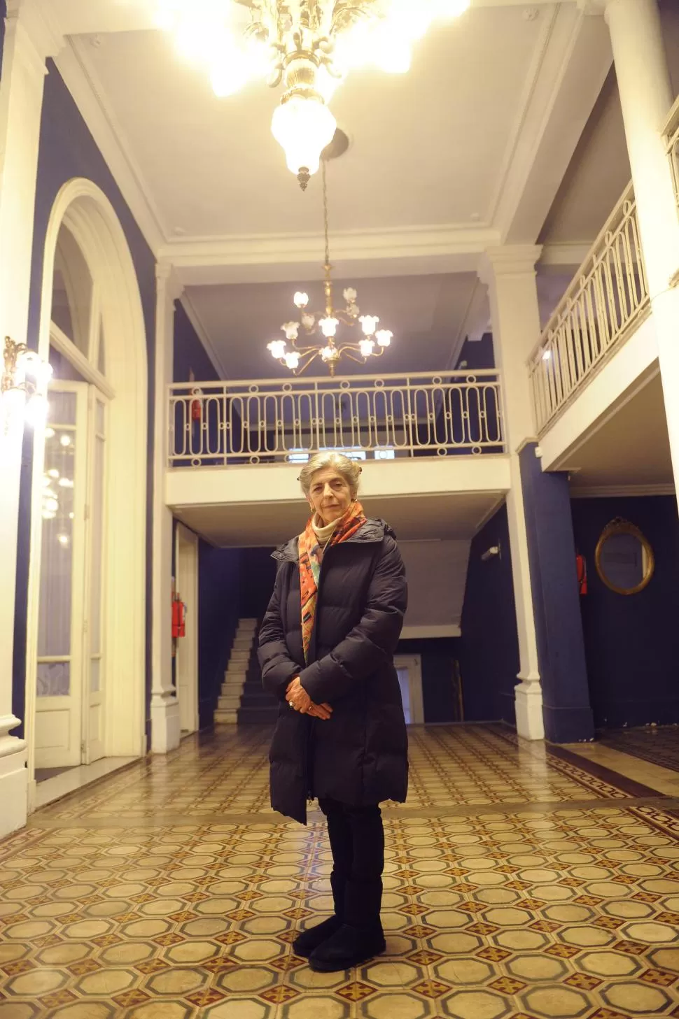 EN EL TEATRO SAN MARTÍN. Cristina Banegas presentó la obra el viernes y dio talleres ayer, que continúan hoy. LA GACETA / FOTO DE HÉCTOR PERALTA.