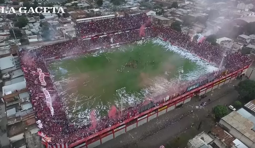 Mirá La Ciudadela repleta desde un drone