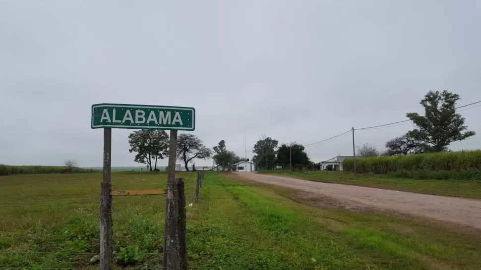 COMO EN NORTEAMÉRICA. Alabama, ubicada en el departamento Cruz Alta, fue una colonia, donde vivían operarios del ingenio Concepción; ahora es una finca, pero mantiene su nombre. LA GACETA / FOTOS DE MIGUEL VELÁRDEZ.-