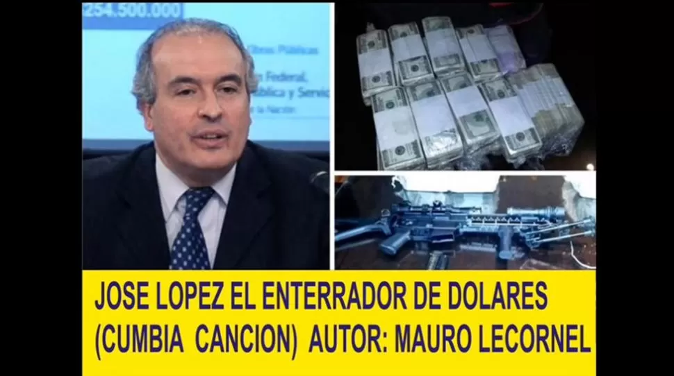 La cumbia de José López. FOTO CAPTURA DE VIDEO.
