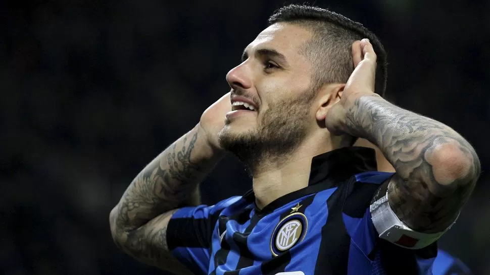 ¿SERA SU MOMENTO? Icardi es capitán en Inter pero aún no logró convencer a Martino para jugar en la Selección. ARCHIVO