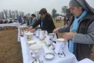 Logística compleja para distribuir 22.000 hostias