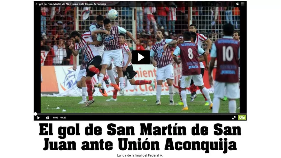 FOTO TOMADA DEL DIARIO OLÉ