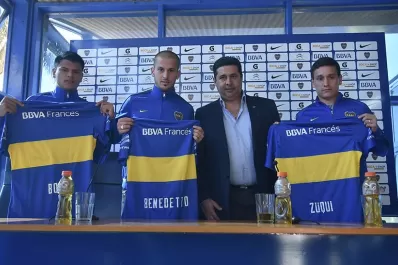 Boca presentó oficialmente a sus refuerzos, pensando en la Copa