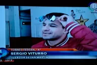 San Martín: así le quedó el ojo a Viturro