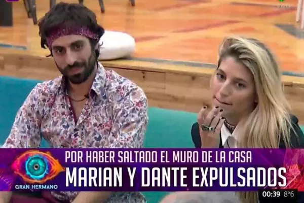 Video: así expulsaron a Marian y a Dante de Gran Hermano 2016