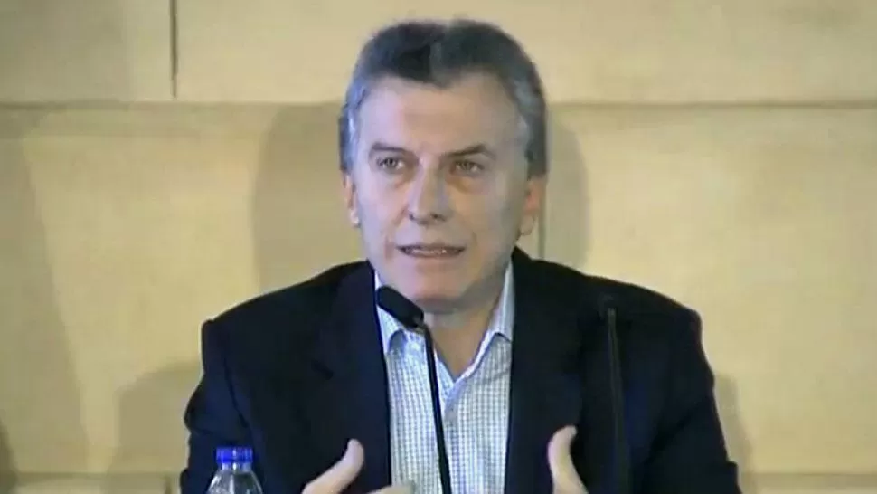 EN EL CCK, El presidente, durante la presentación del proyecto. DYN