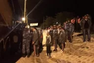 La Policía de Catamarca requisó al plantel de San Martín