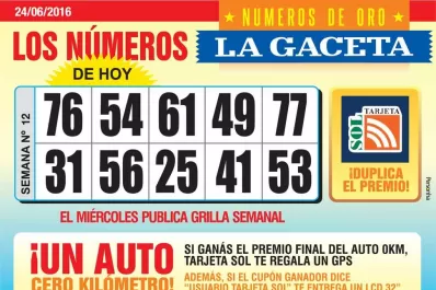 Los Números de Oro de LA GACETA