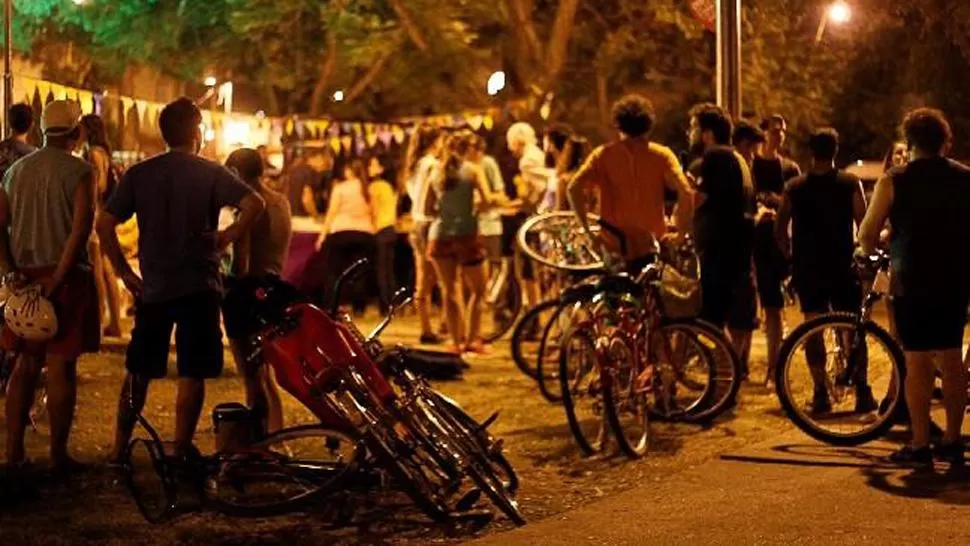 OTRA MOVILIZACIÓN. Ciclovías Tucumán viene realizando actividades con frecuencia. FOTO TOMADA DE FACEBOOK CICLOVIAS TUCUMÁN.