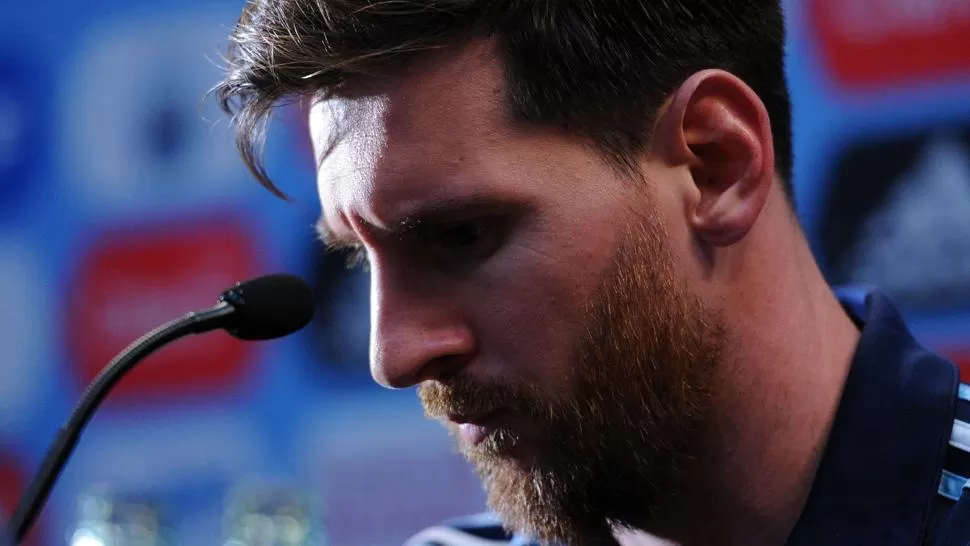 ENFRENTAMIENTO. Messi pidió mayor compromiso de la AFA. TÉLAM