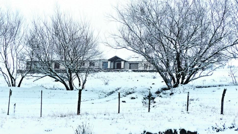 UN ESPECTÁCULO DE MADRUGADA. A las 5, el termómetro marco 0° en Tafí del Valle. La sensación térmica estaba por debajo de los -3°. Y comenzaron a caer los primeros cristales. LA GACETA / OSVALDO RIPOLL