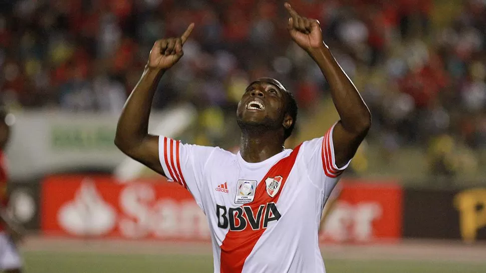 CICLO CUMPLIDO. Balanta jugó 83 partidos con la camiseta de River. REUTERS