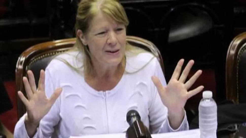 MARGARITA STOLBIZER. La diputada atacó a Cristina. ARCHIVO