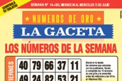 La grilla completa de los Números de Oro